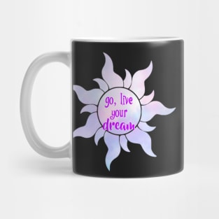 Go Live Your Dream Tangled Mug